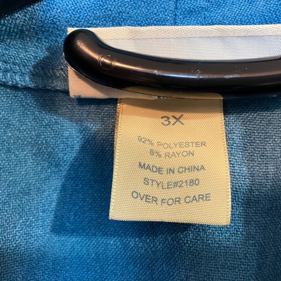 💲⬇️ TravelSmith Women’s Blue Waterfall Cardigan Jacket with Tie Belt - Picture 5 of 6